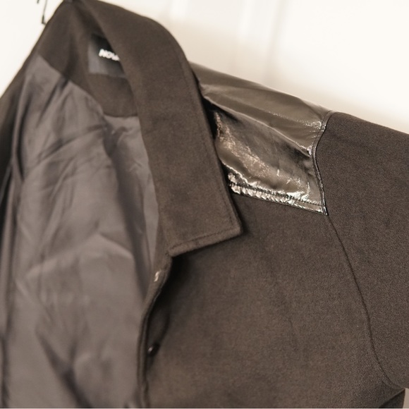 Black on black plain varsity jacket - Picture 9 of 9